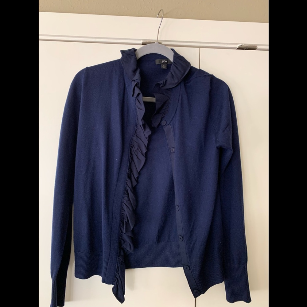 J. Crew Cardigan in Navy Blue size L